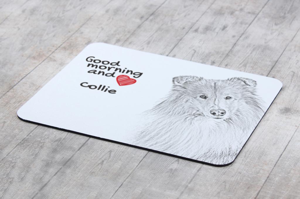 Collie Rough, Long-Haired Collie - Mouse Pad with Print, Personalized Dog-themed Mouse Pad, Unique Gadget for an Office Worker by Art-Dog Brand