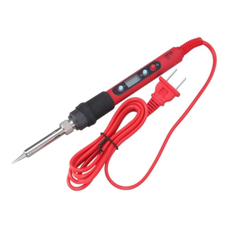 Soldering Iron Kits 80W LCD Digital Soldering Welding Iron Kits Portable Soldering Kits for Metal Electric Repair