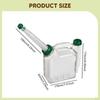 Oil Mixing Bottle Contrast Pot 2 Stroke Engine Measuring Combination Fuels Petrol Container for