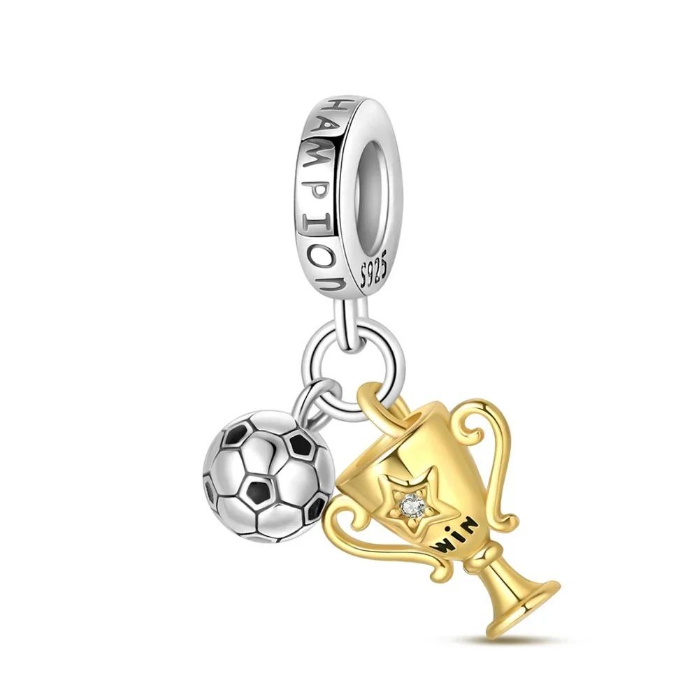 Copper Metal Romantic Stars and Moon Snowflakes Charm Bead Component Designed For High Quality Fine Jewelry Craft Making Compatible With Do It