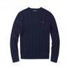 TrendHub Pullover mit Rundhalsausschnitt Modisches Oberteil Gestrickter Pullover Freizeitpullover