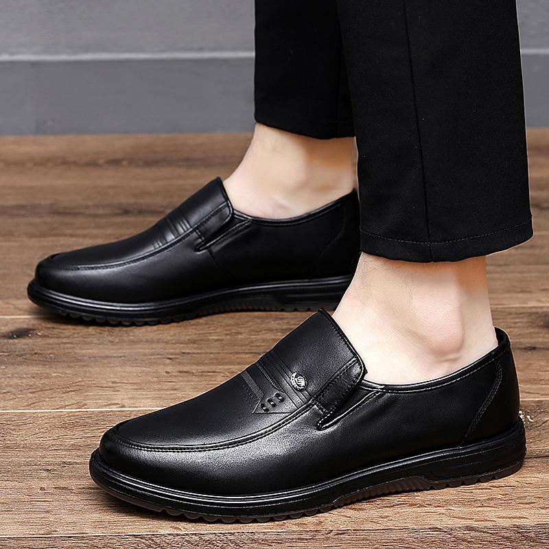 High Quality Men Casual Shoes Spring Autumn Father'S Footwear For Men Soft Slip-On Mens Loafers Male Comfortable Slip On Flats