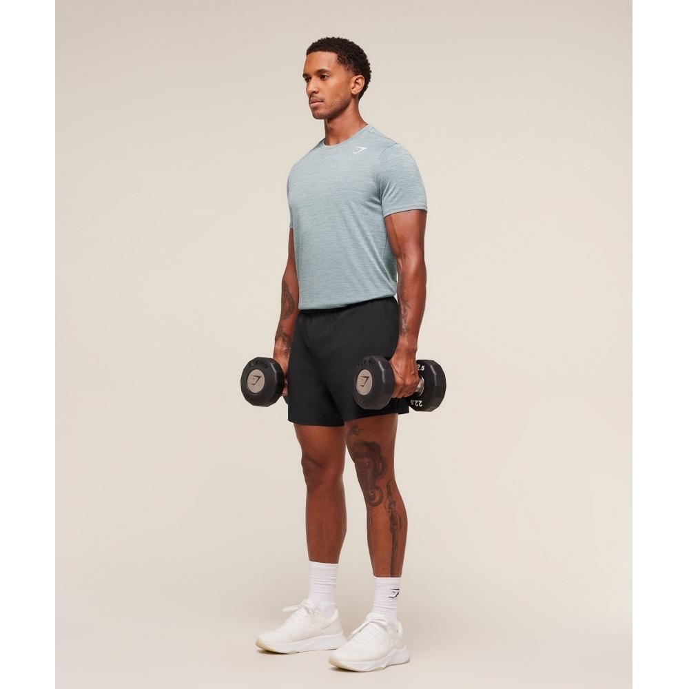 Gymshark Arrival Regular FiT T shirT Smoke Blue Denim Grey A2a1j Ud24