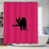 Elephant Shower Curtain Cute Animal Bathroom Decor Nature Wildlife Forest Backdrop Washable Waterproof Home Decor