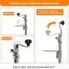 Cast Steel Commercial Can Opener 47cm Industrial Table Mount Bottle Tin Opener Heavy-Duty Manual Canned Fruit Bottle Opener