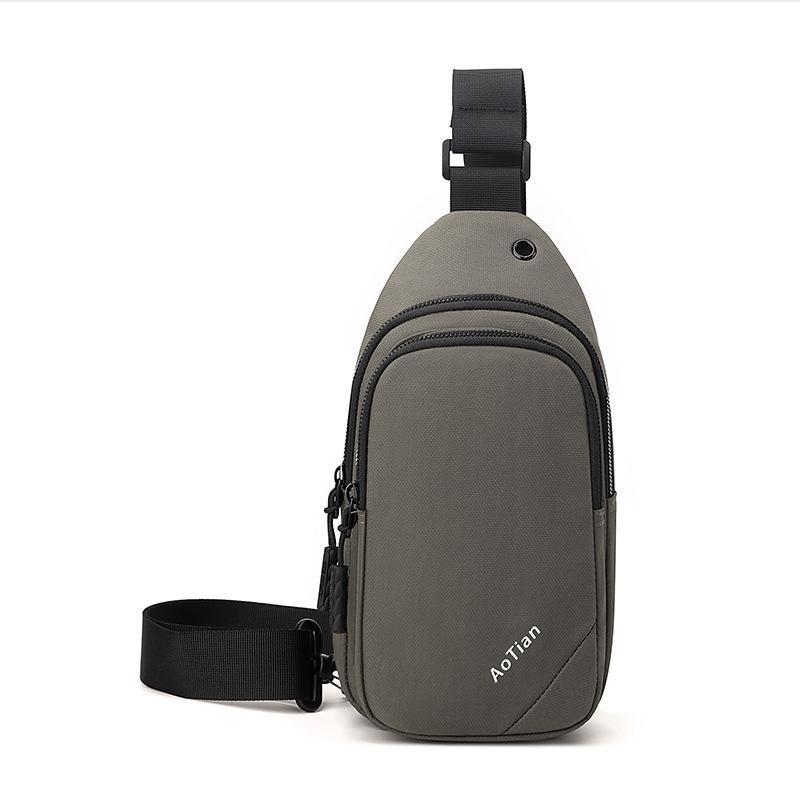 

Мужская нагрудная сумка, сумка через плечо, сумка-мессенджер из Оксфорда темные хаки