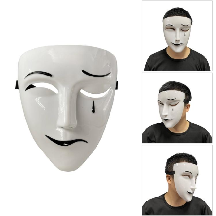 Smile and Tears Mask Anime Tians Guan Ci Fu Mask Halloween Cosplay Costume Accessories Heaven Official's Blessing Mask