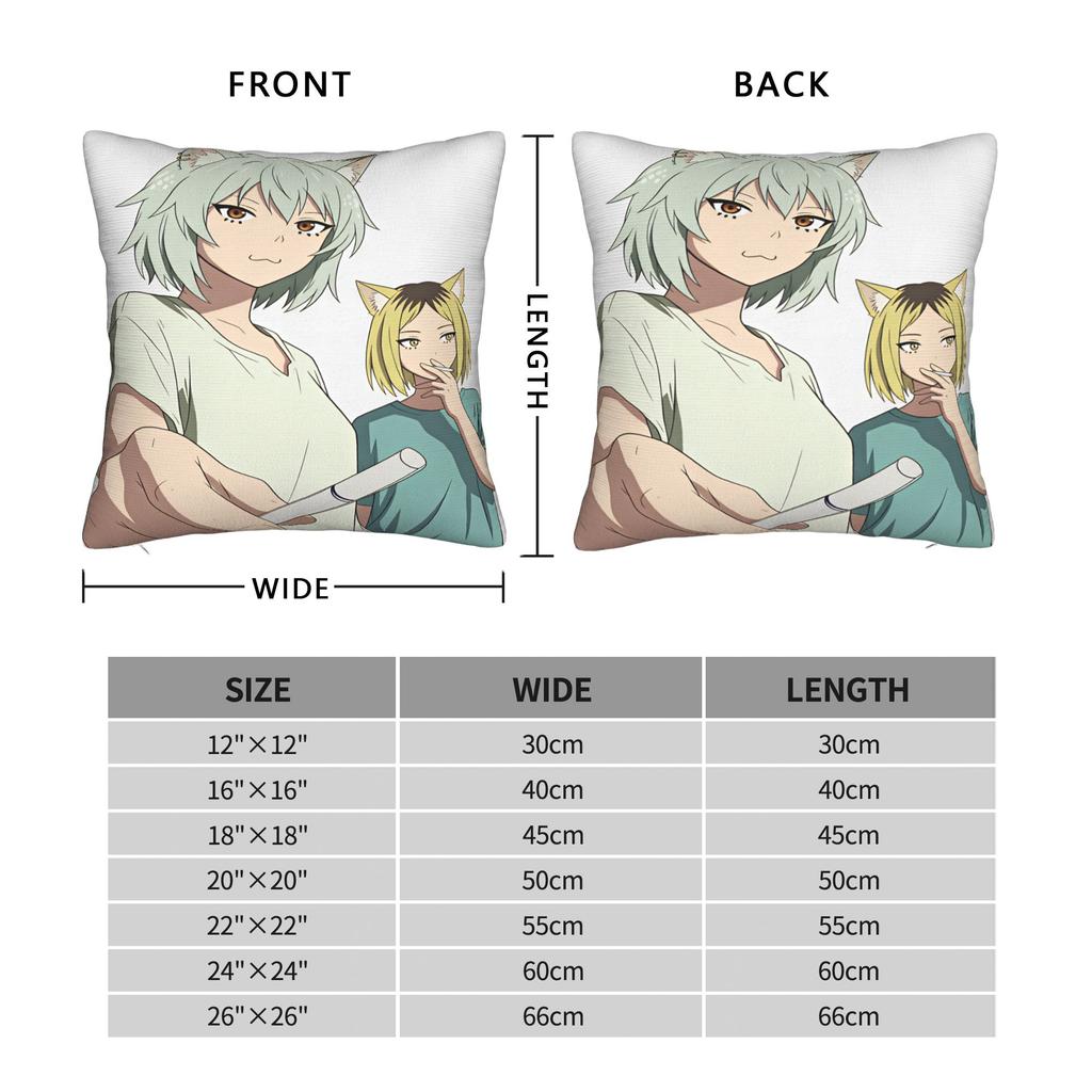 C-Chainsmoker Cats Pillow Cover Soft Cushion Cover Vintage Pillow Case For Sofa Couch Bed Living Room