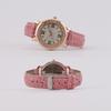 Women rystal Beads Watches Quartz Wristwatches Simple Leather Watch