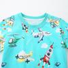 Summer New Kids T-Shirt Boys Short Sleeve T-Shirt Cotton Cartoon Print Kids Base Top