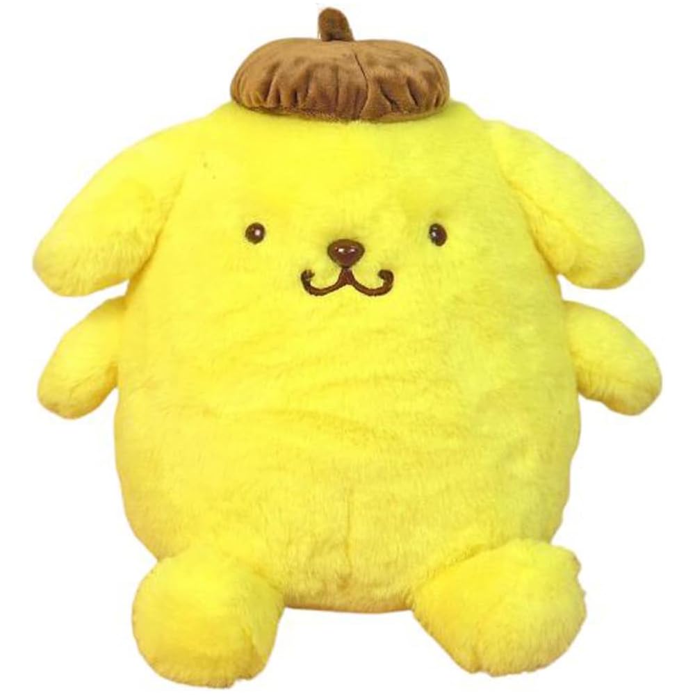 Nakajima Corporation Pom Pom Purin Plush Toy Yellow 30cm x 34.5cm x 30cm Sanrio Gift