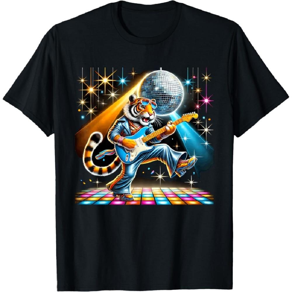 

Aesthetic Tiger Disco T-Shirt XXXXXL чёрный
