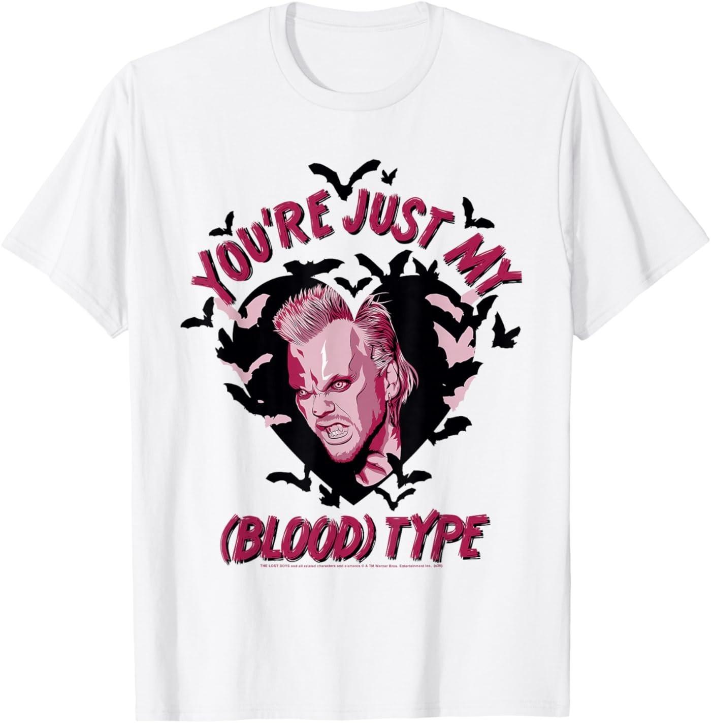 The Lost Boys You re Just My Blood Type Heart 80 s Movie T-Shirt S разноцветный