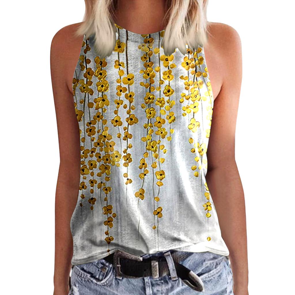 Flower Floral 3D Print Tank Top Summer Women Fashion Streetwear Y2k Tops Oversized Vest Off Shoulder Sleeveless Woman Camisole