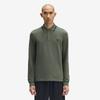 FRED PERRY [M3636] Long Sleeve Twin Tip Fred Perry Shirt - Laurel Green/Black Afpm2533636-Z50