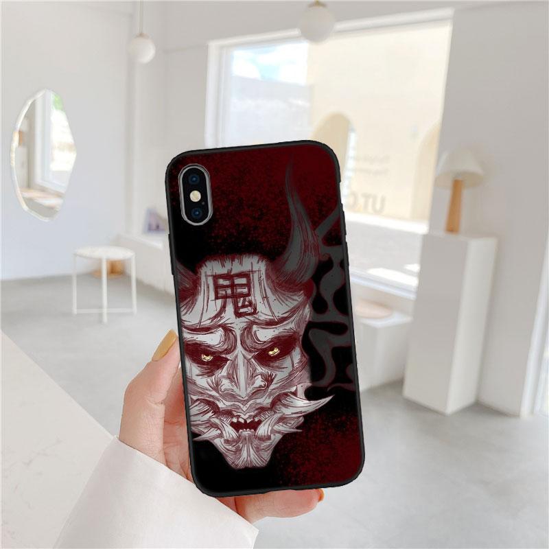 CJ71 Japan Samurai Mask Soft Shell Phone Case for Xiaomi Xiaomi Poco M4 M5 M6 M7 X3 X6 X7 F8 Ultra Pro GT NFC