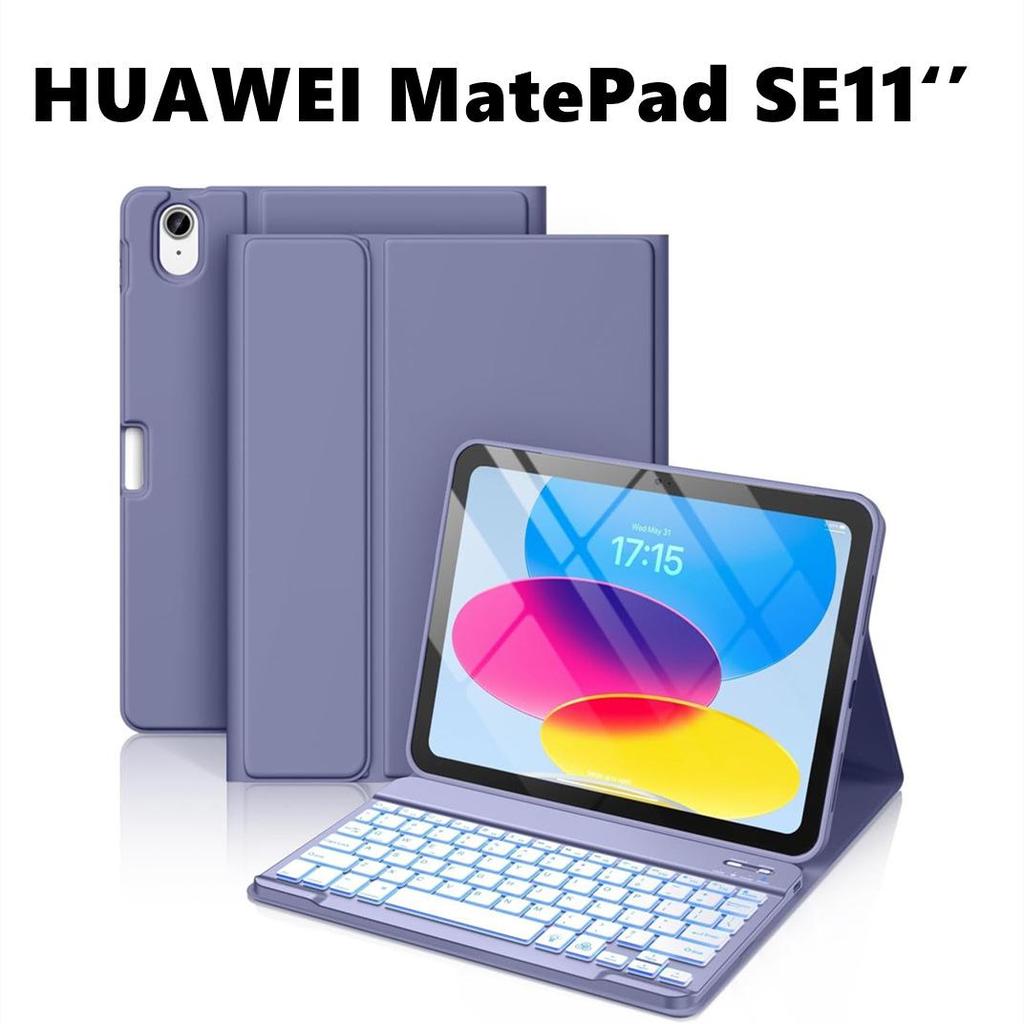 Huawei 11.5-inch Tablet Case: MatePad SE Bluetooth Keyboard and Honor X8A Russian Leather Case