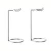 1/2Pcs Razor Holder For Men Stainless Steel Manual Shaver Stand Support Display Stand Shaver Storage Rack Long Handle Portable