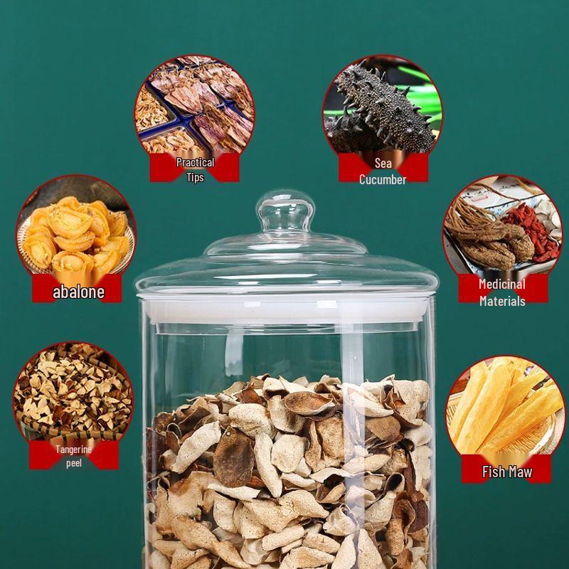 Sealed Glass Storage Jar