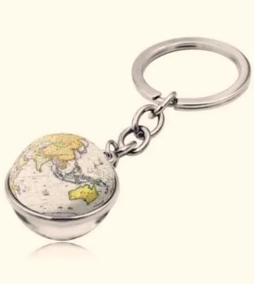 Spherical Constellation Exquisite Luminous Crystal Twelve Constellations Keychain  Spherical Crystal Keychain