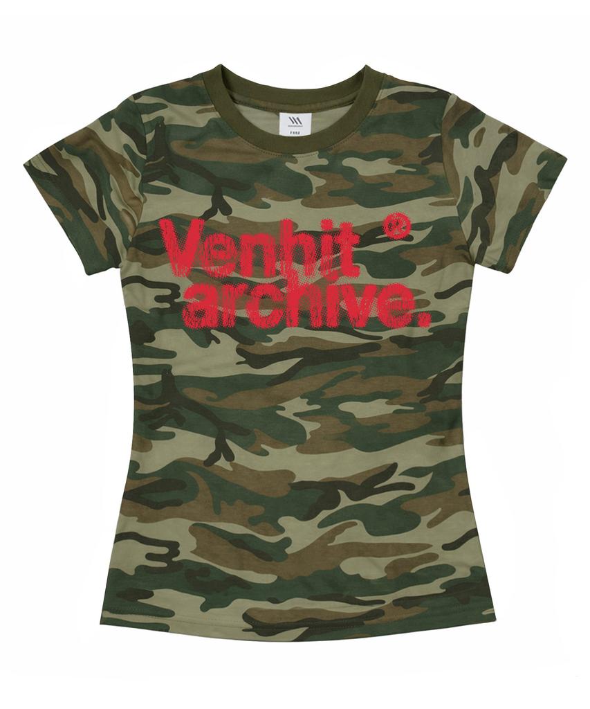 VENHIT Venhitarchive Camo Slim Fit Short Sleeve T-Shirt