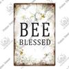 Putuo Decor Bee Vintage Metal Plaque Tin Sign Sweet Poster Wall Decoration For Garden Farm Decorative Living Room Home Decor