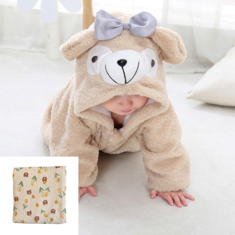 Baby Blanket for Soothing Relaxing Cotton Baby Comforter Calming Dotted Design Blanket for Newborns Cotton Swaddles Wrap