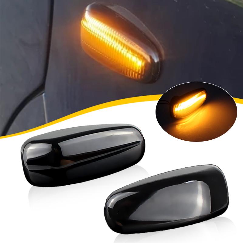 

2PCS Car Fender Side Marker Light LED Dynamic Turn Signal Lamp For Mercedes-Benz W124 W210 W163 W202 W140 W638 W208 C208 A208