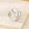 Kalen Shiny Gold Color Stainless Steel Ring Hip Hop Irregularly Chunky Anillos Larger Accessorise Trend Party Jewelry Gift 6-10#