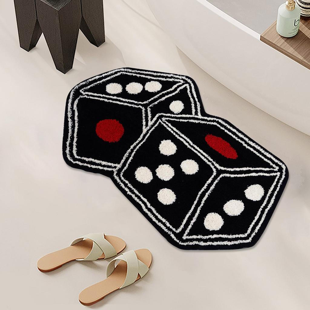 Alien Imitation Cashmere Carpet, Plush And Wear-resistant Living Room Floor Mat, Bathroom Absorbent Foot Mat, Easy To Maintain Door Mat