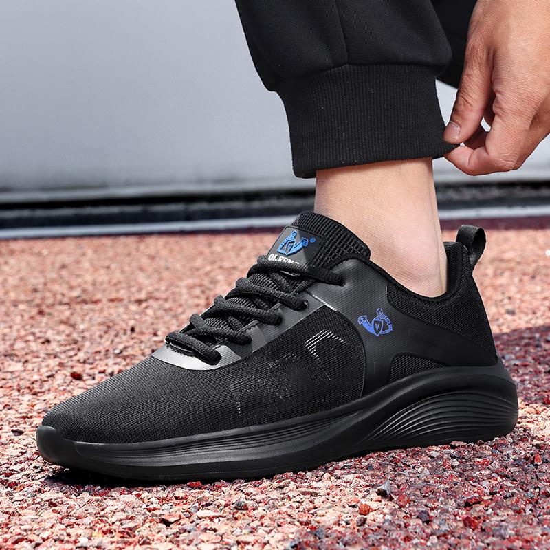 Herren-Laufschuhe, atmungsaktiv, Sport-Sneaker zum Schnüren, bequem, lässig, Wanderschuhe, Sportschuhe für das Training