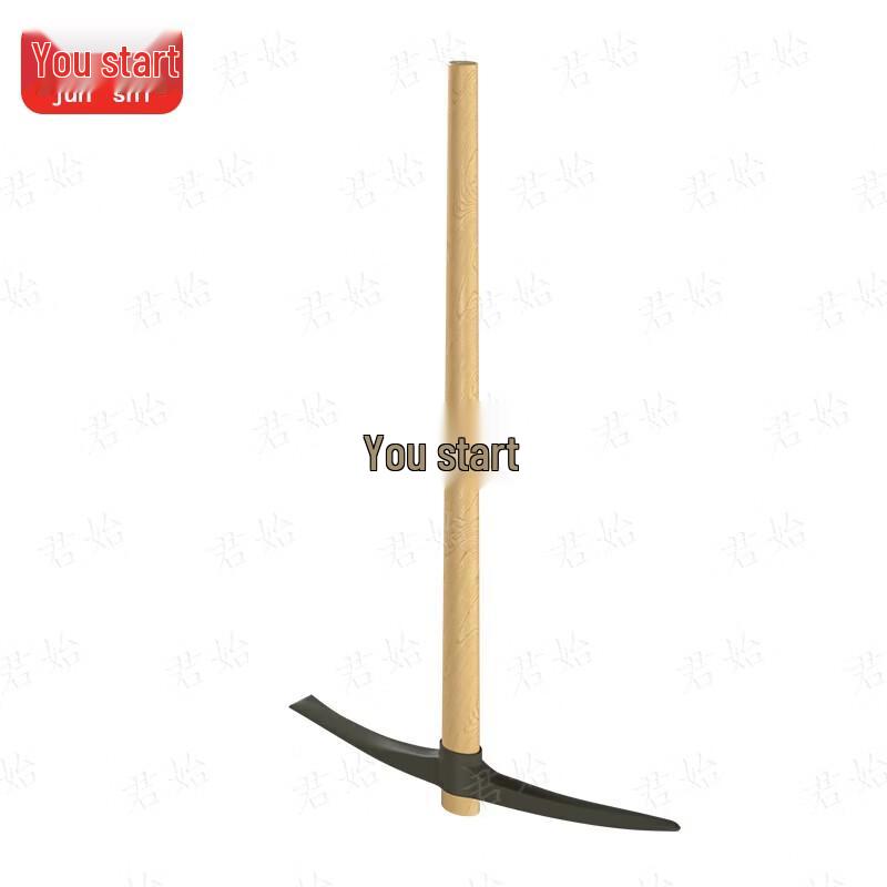 Junshi Outdoor Steel Pickaxe with Handle