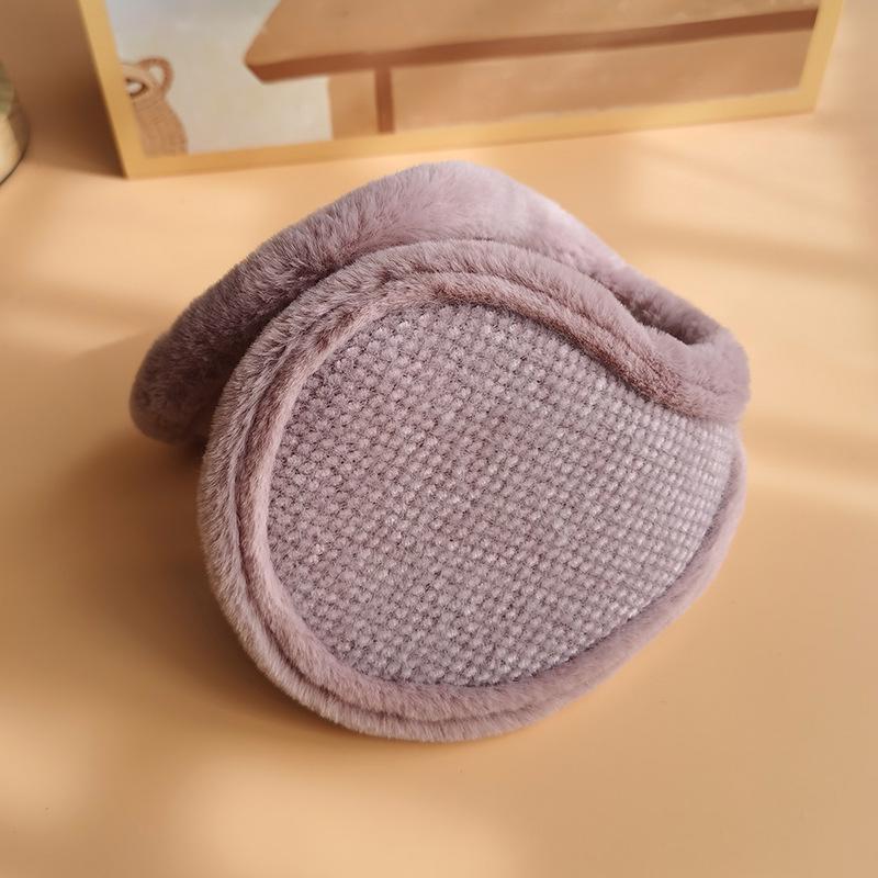 Korean Style Cute Women's Winter Earmuffs - Thick, Lined, Warm, Anti-Freeze Ear Protectors