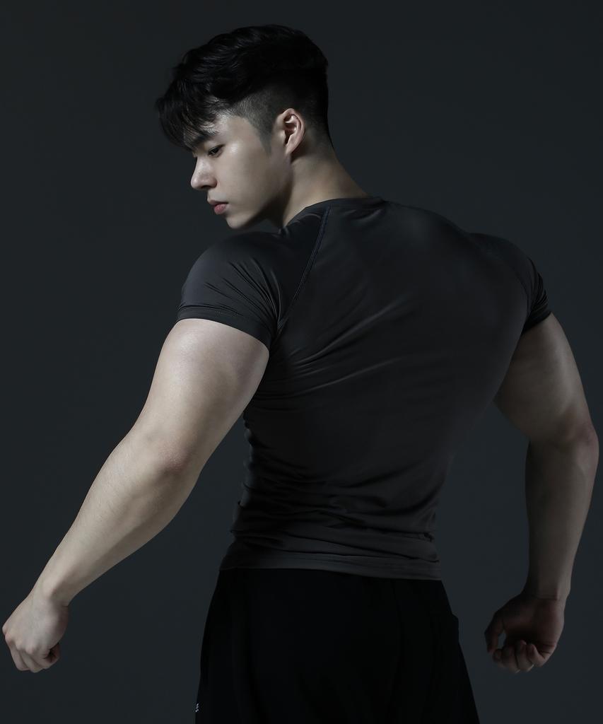 CARMID Compression Short Sleeve [Dark Gray]