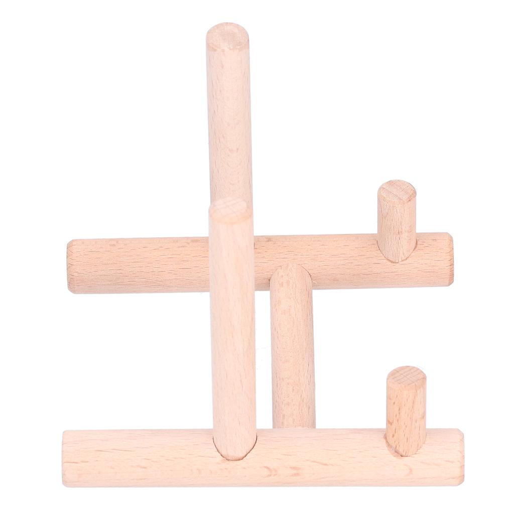 Wooden Desktop Ornament Household Modern Plate Holder Stand Home Decoration for Party