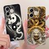 For Honor 600 Lite Honor600 2026 Cool Dragon Tiger Pattern Phone Case For Honor 600 600Lite 5G Soft Silicone TPU Cases Bumper