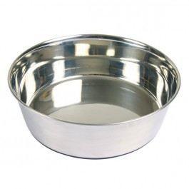Ecuelle Pour Chien - TRIXIE - Modèle Anti-dérapante - 0,5 Litre - Diamètre 14 Cm - Inox Gris