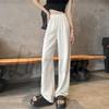 Women's High Waist Satin Ice Silk Wide Leg Pants - Sun Protection, Lightweight & Cooling