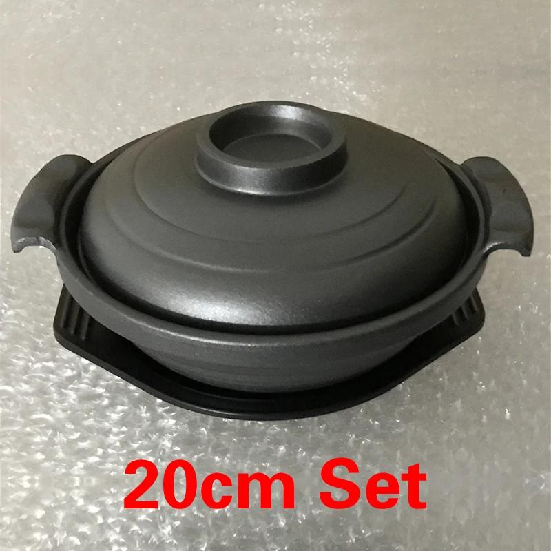 Aluminum Alloy Sand Braised Chicken In Pot Rice and Eggplant Pot Little Pan Rice Japanese and Korean Cuisine Stew Pots