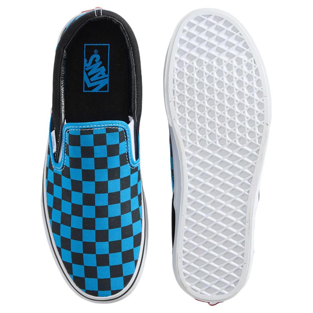 Vans Klasyczne wsuwane Wygodne Wszechstronne Buty do Skate'a Trampki Unisex Czarne Niebieskie VN000DAHFNM