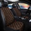 Thickened Fuzzy Automotive Seat Cushion And Backrest 3-Piece Set Single Seat Cushion With Thermal Cotton, No Binding, Office C