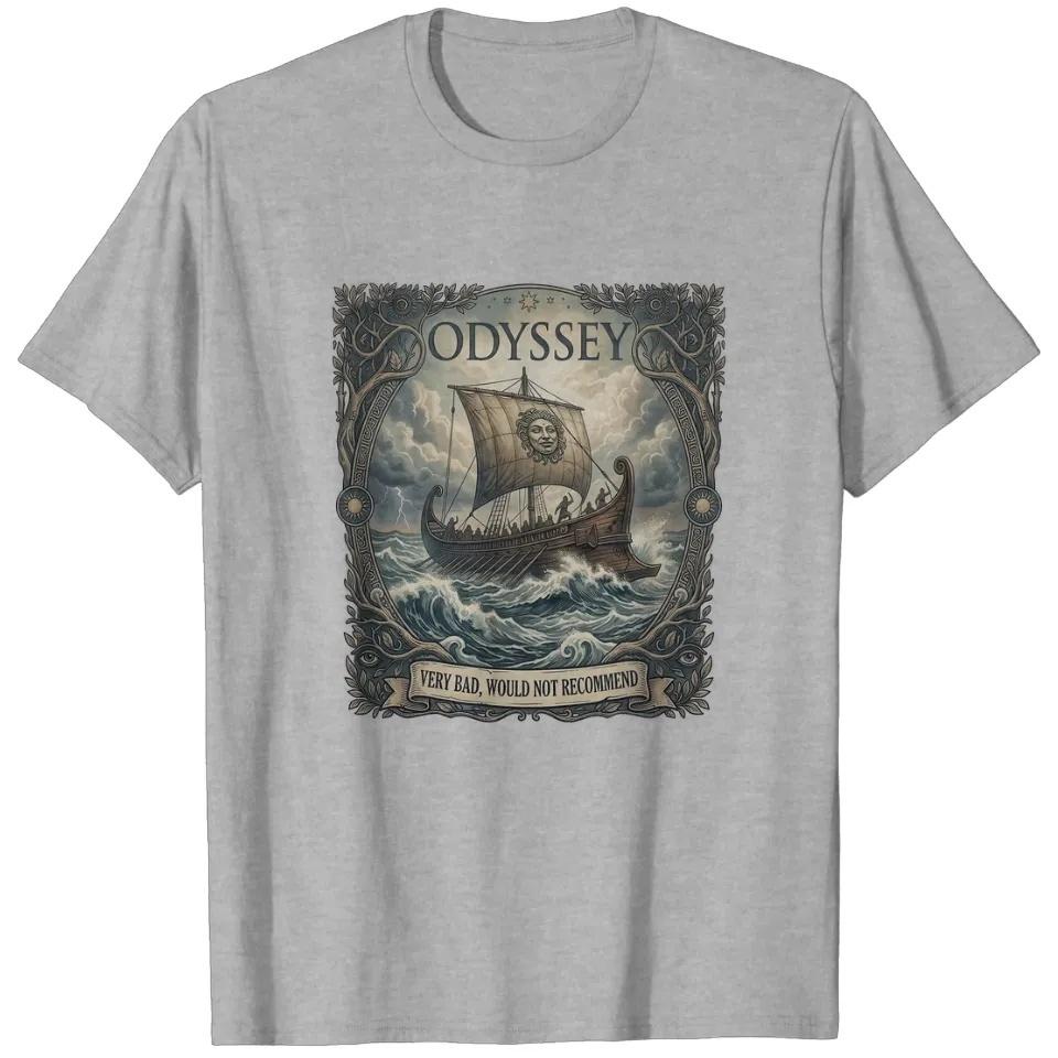 Odysseus Epic Music Custom Printed T-shirt, Epic Enthusiasts Retro Mythical Costume Book Gift Polyphemus T-shirt