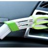 Multifunction Car Air Vent Cleaner Mini Double-end Micro Fiber Vent Duster Removable Cloth Cover Portable Cleaning Brush For Car