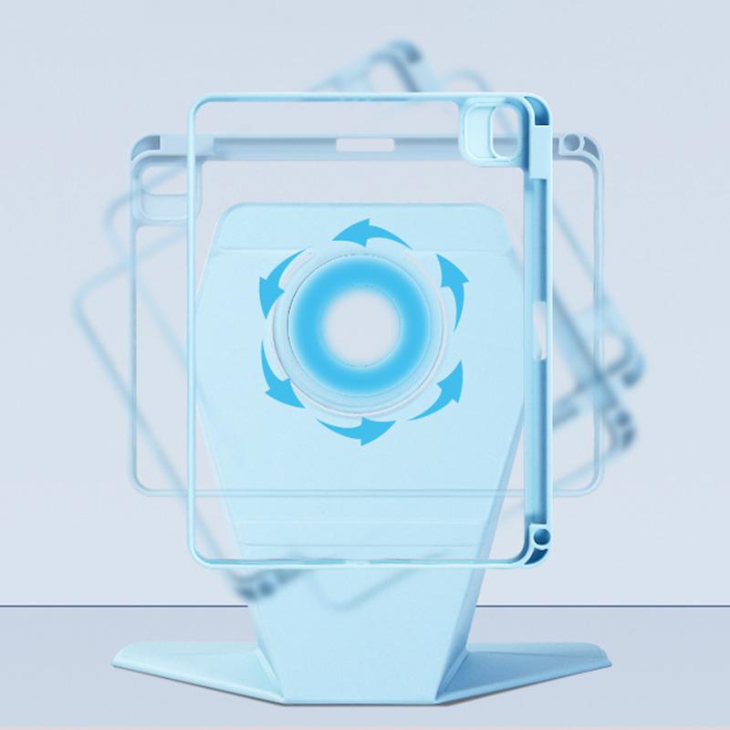 For iPad Air 11 (2025)/(2024) Rotate Case Magnetic Detachable Leather Tablet Cover