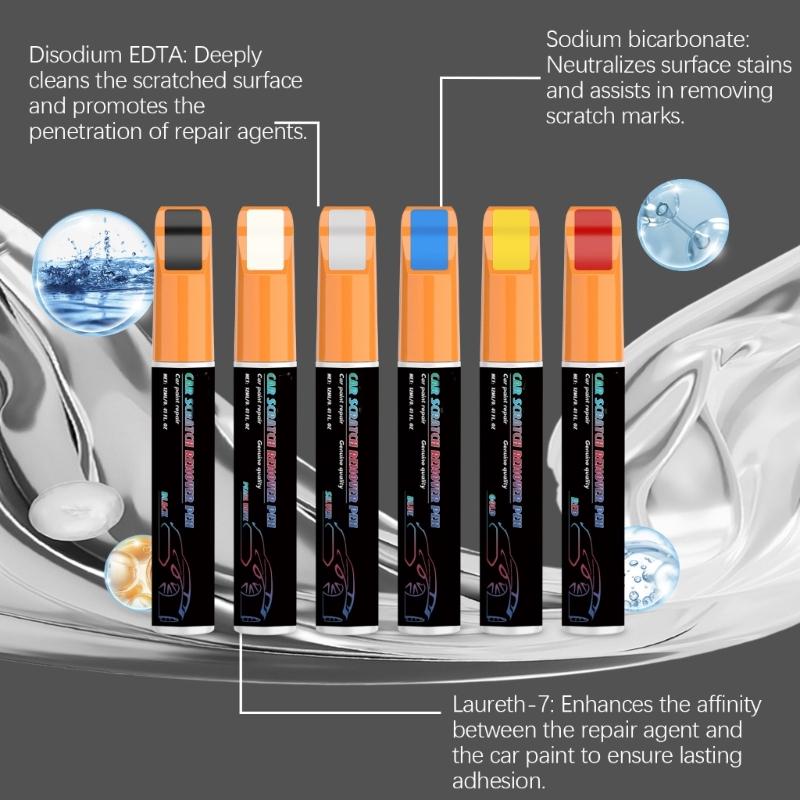 Car Surfaces Paint Maintenance Pen Touch Up Pen for Scratch Remove Car Scratch Repair Paint Pen 12ml Car Scratch Remover