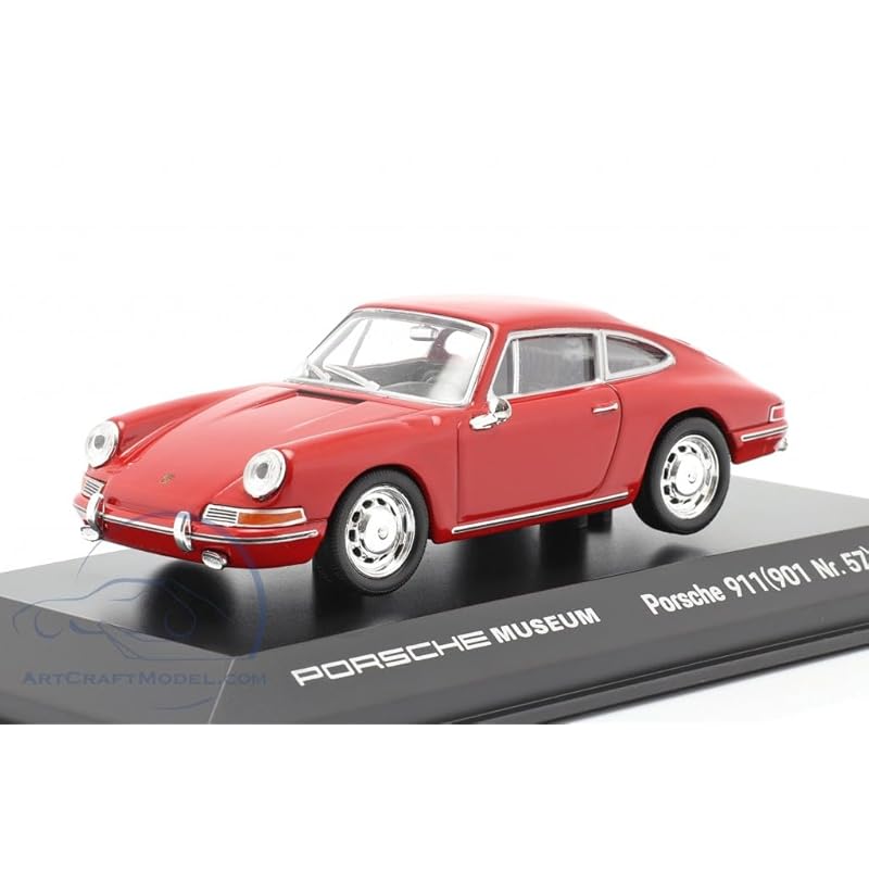 

WELLY porsche MUSEUM custom made 1/43 911 901 narrow 1964 (red) [product]