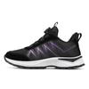 Spring and Summer Parents Couple Sports Shoes Rotating Button Free Lace-up Casual Shoes Walking Shoes