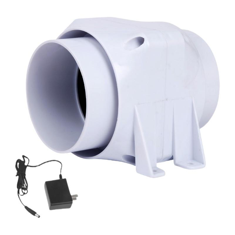 Adjustable Exhaust Fan Quiet Duct Extractors Air Boosters Fan Ventilation Exhaust Air Blower Ventilator Fan Home