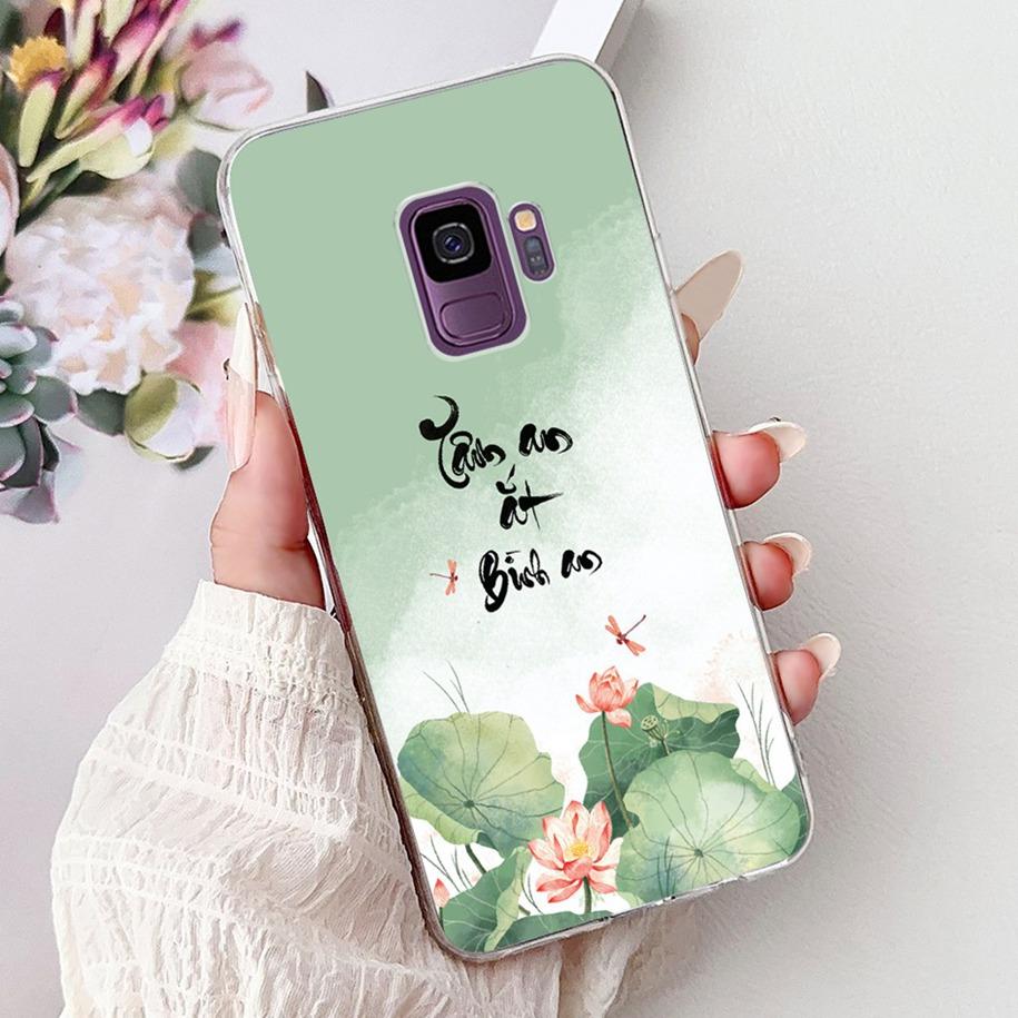 For Samsung Galaxy S9 Case SM-G960F Cover Fashion Flower Soft Slim Back Cover For Samsung S9 Plus S 9 GalaxyS9 S9+ SM-G965F Capa
