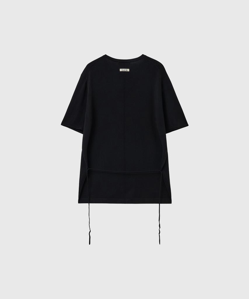 GENERALIDEA Temperature Cut Cool Loose Fit Knit T-Shirt [Black] / Gf2Lkp538